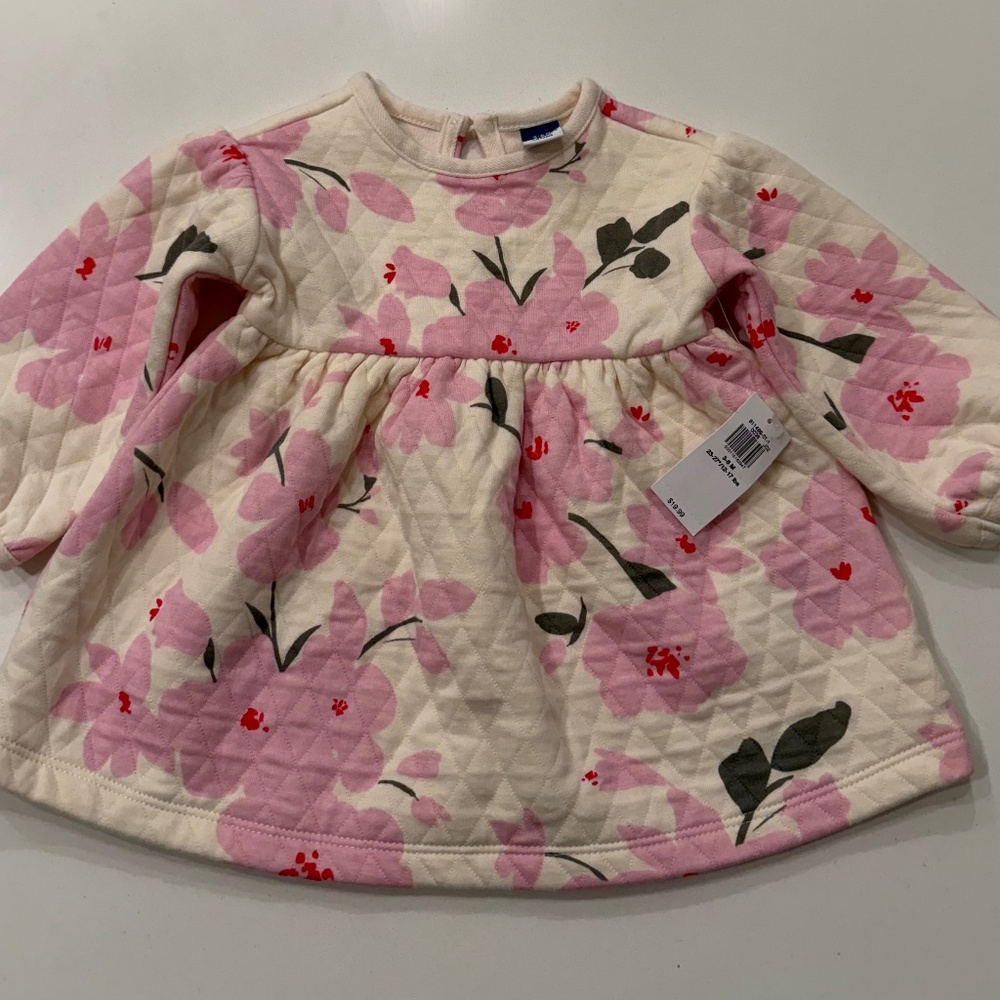 NWT -- ADORABLE Old Navy Baby Dress --- Perfect for Spring! Sz 3-6 Months